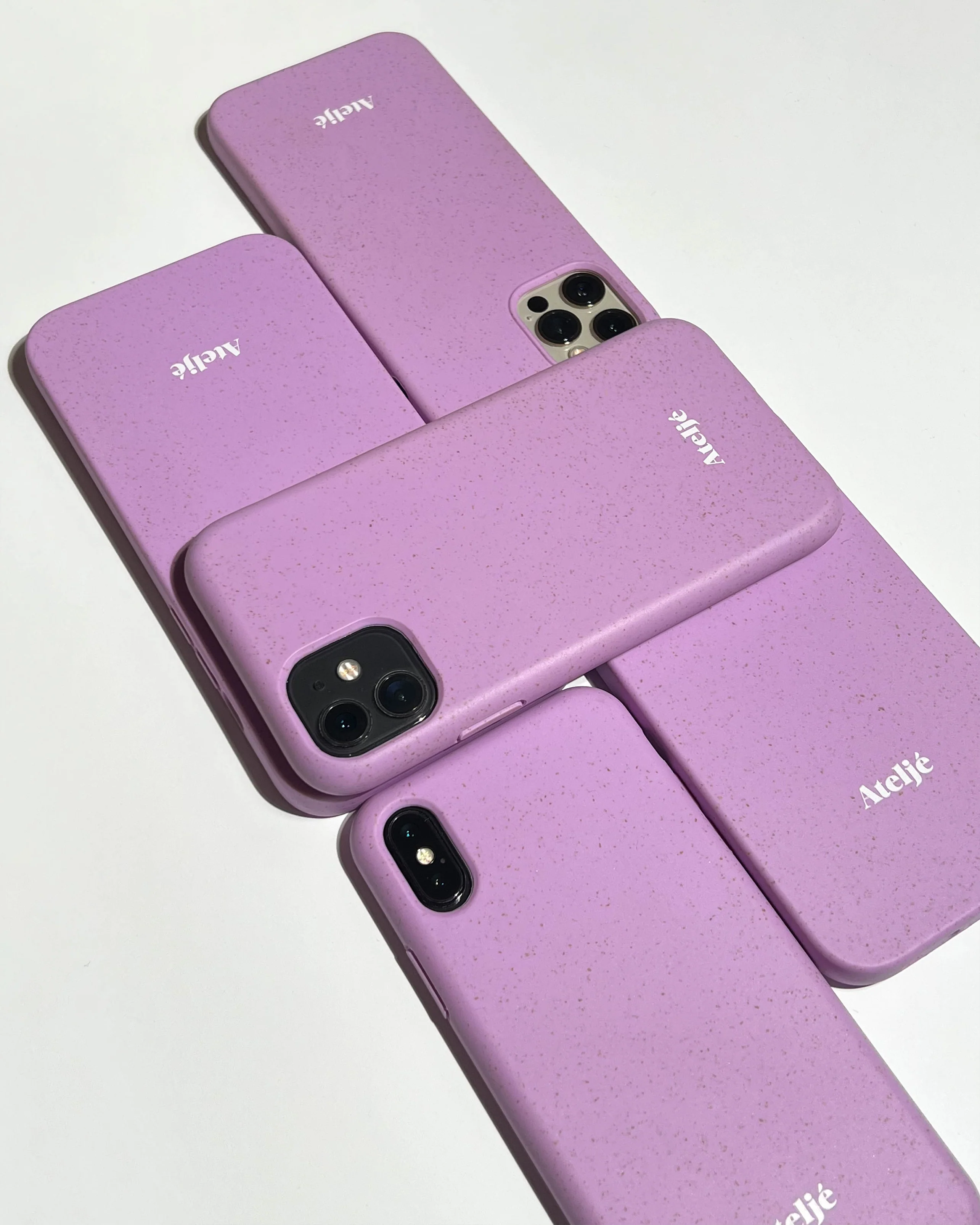 Lilac biodegradable iPhone case - no rings - Image 4