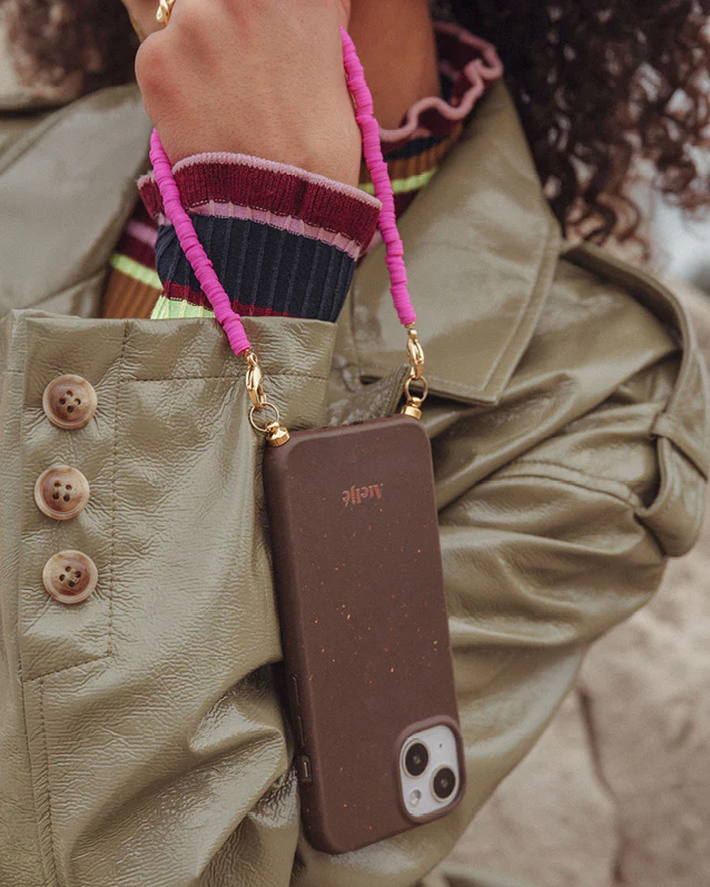 Chocolate biodegradable iPhone case - no cord - Image 3