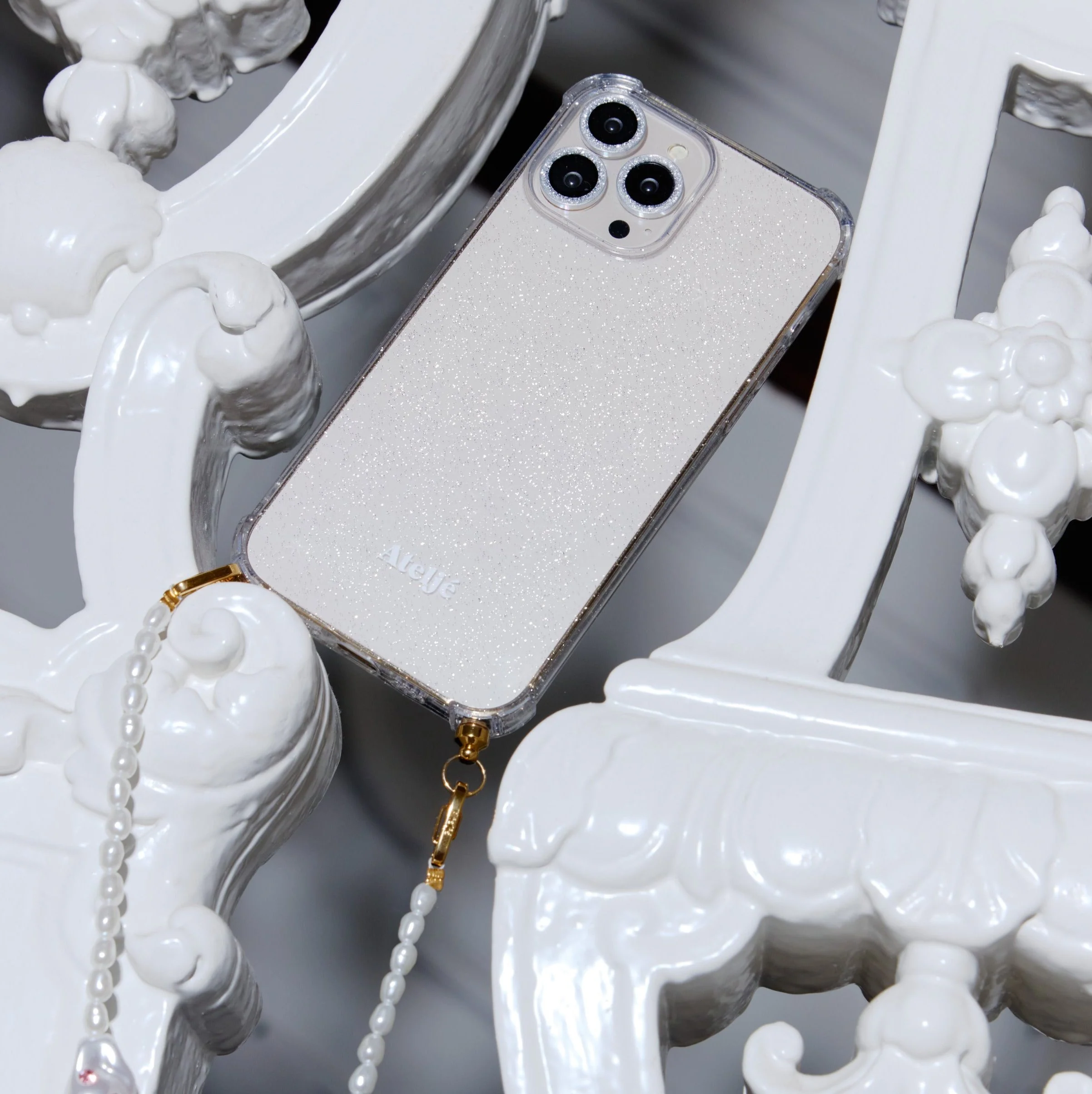 Lens protector - silver glitter - Image 3