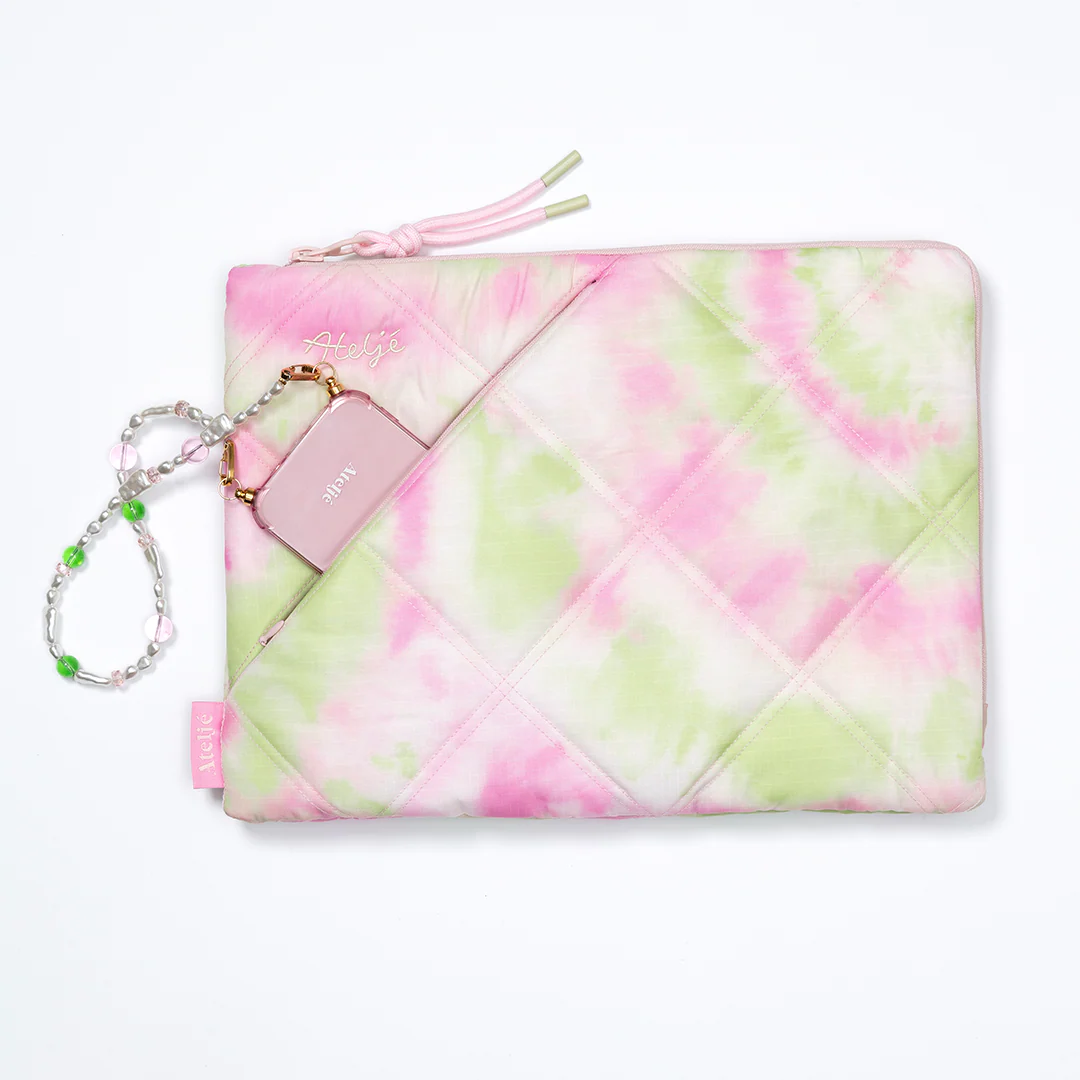 Puffy recycled laptop sleeve - It's a tie - Image 5